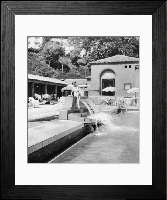Framed Print : Mrs Frye at Monte Carlo Beach Framed Print : Mrs Frye at Monte Carlo Beach