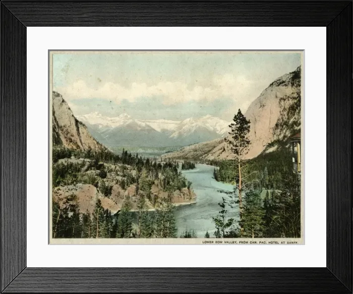 Framed Print : Canada - Lower Bow Valley, Banff Framed Print : Canada - Lower Bow Valley, Banff