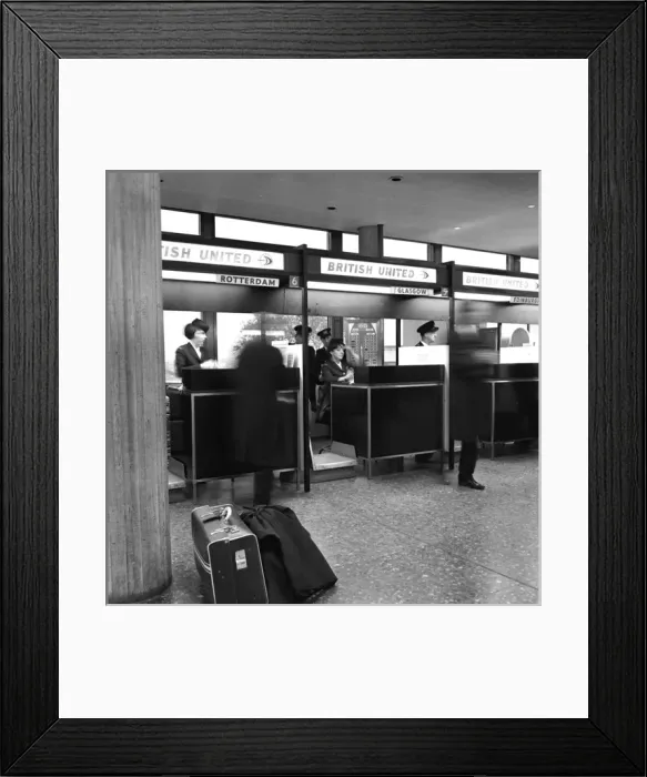 Framed Print : Scene at Gatwick Airport, Sussex Framed Print : Scene at Gatwick Airport, Sussex