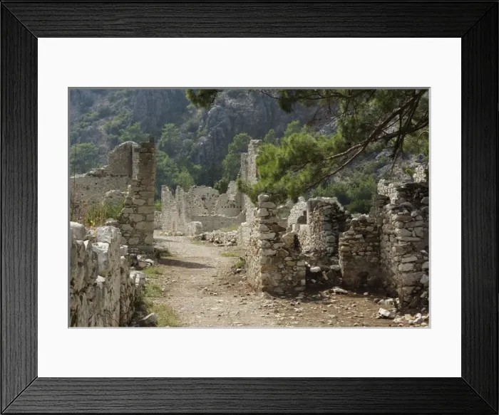 Framed Print : Turkey, Lykia, Olympos Framed Print : Turkey, Lykia, Olympos