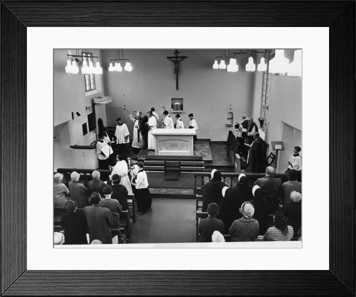 Framed Print : Anglican church service taking place Framed Print : Anglican church service taking place