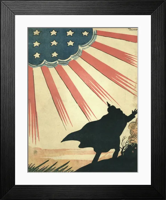 Framed Print : Cartoon, Dirty Business, WW1 Framed Print : Cartoon, Dirty Business, WW1