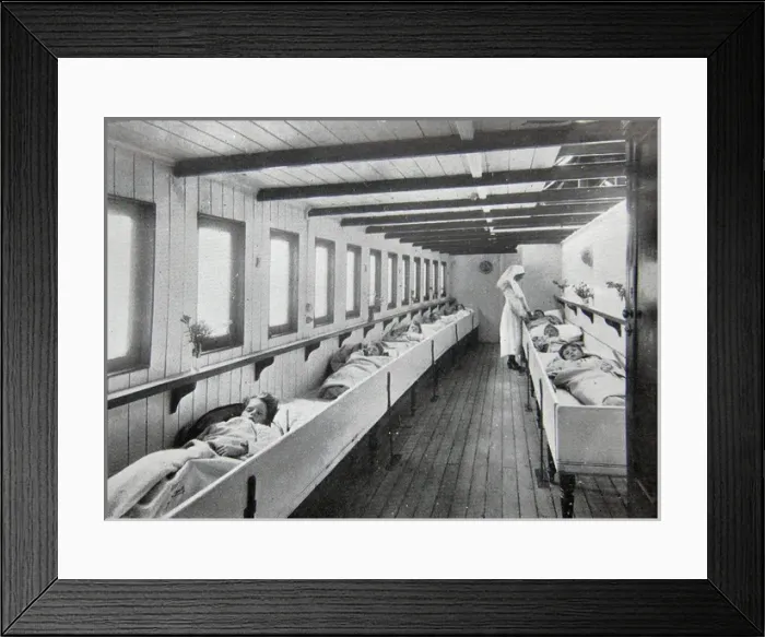 Framed Print : The Geneva Cross River Ambulance interior Framed Print : The Geneva Cross River Ambulance interior