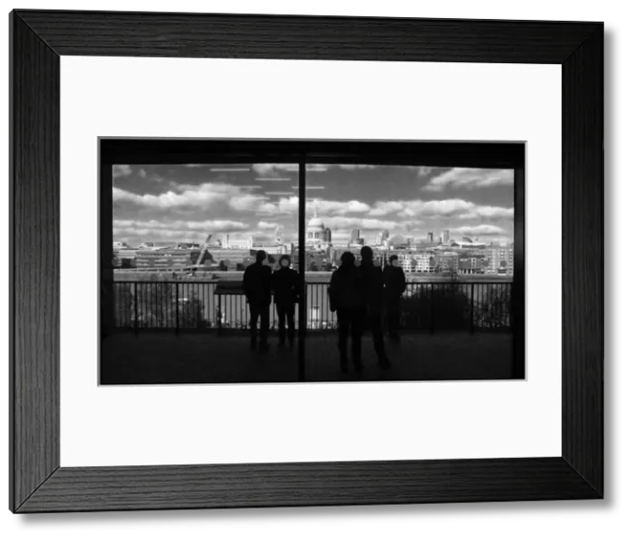 Framed Print : View from the Tate Gallery London Framed Print : View from the Tate Gallery London