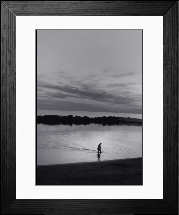Framed Print : Paddling figure Marina di Pisa Italy Framed Print : Paddling figure Marina di Pisa Italy