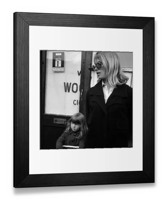 Framed Print : Young woman and child Framed Print : Young woman and child