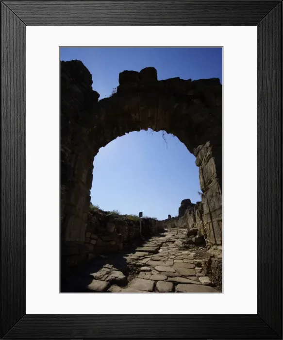 Framed Print : Turkey, Antalya east, Aspendos, Akropolis Framed Print : Turkey, Antalya east, Aspendos, Akropolis