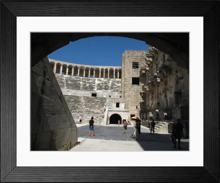 Framed Print : Turkey, Antalya east, Aspendos: Parodoi Framed Print : Turkey, Antalya east, Aspendos: Parodoi