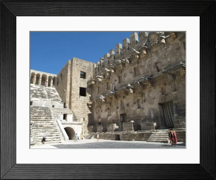 Framed Print : Turkey, Antalya east, Aspendos: Parodoi Framed Print : Turkey, Antalya east, Aspendos: Parodoi