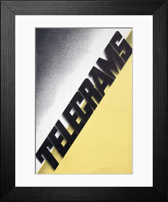 Framed Print : Poster, Telegrams Framed Print : Poster, Telegrams