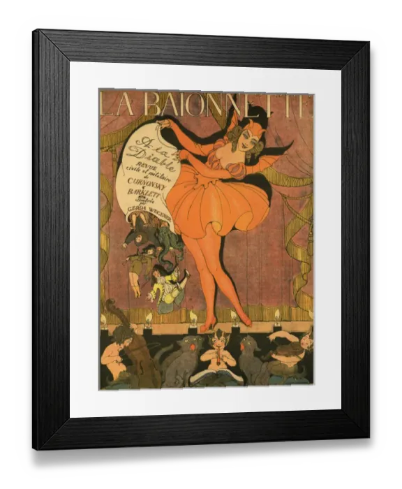Framed Print : Front cover, La Baionnette, WW1 Framed Print : Front cover, La Baionnette, WW1