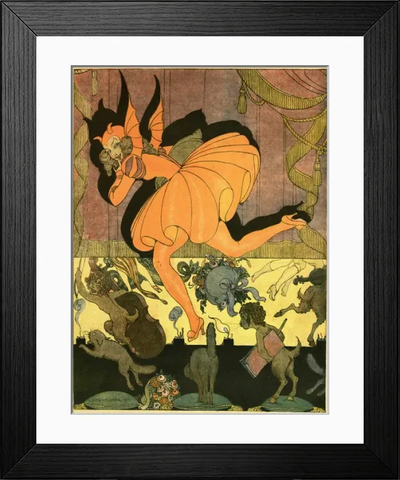 Framed Print : Cartoon, End of the show, WW1 Framed Print : Cartoon, End of the show, WW1