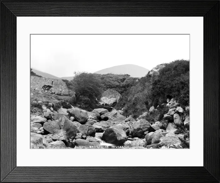 Framed Print : Bloody Bridge, nr Newcastle Framed Print : Bloody Bridge, nr Newcastle