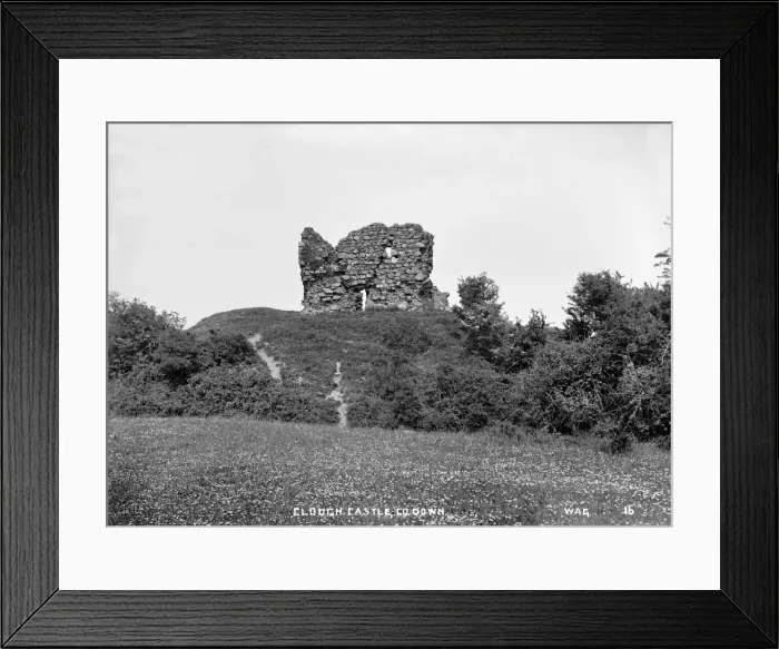 Framed Print : Clough Castle, Co Down Framed Print : Clough Castle, Co Down