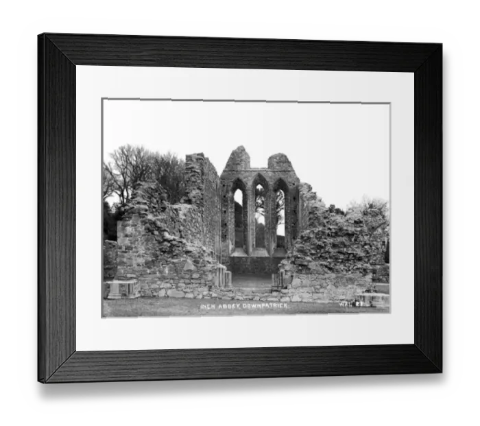 Framed Print : Inch Abbey, Downpatrick Framed Print : Inch Abbey, Downpatrick