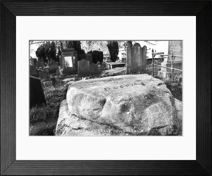 Framed Print : St Patricks Grave Downpatrick Framed Print : St Patricks Grave Downpatrick