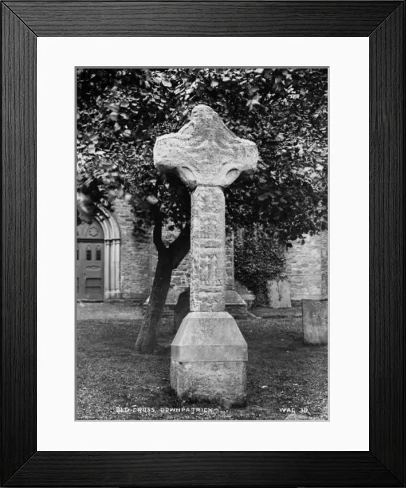 Framed Print : Old Cross, Downpatrick Framed Print : Old Cross, Downpatrick