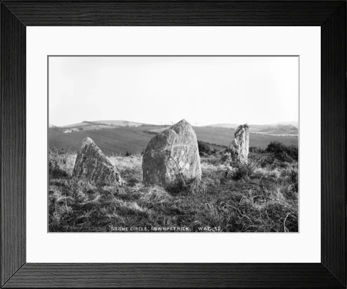 Framed Print : Stone Circle, Downpatrick Framed Print : Stone Circle, Downpatrick