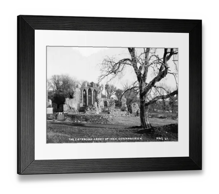 Framed Print : The Cistercian Abbey of Inch, Downpatrick Framed Print : The Cistercian Abbey of Inch, Downpatrick