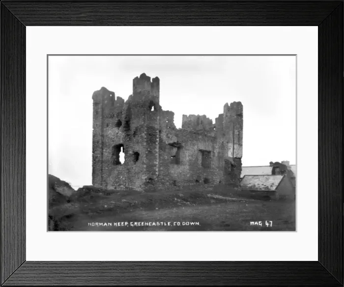 Framed Print : Norman Keep, Greencastle, Co Down Framed Print : Norman Keep, Greencastle, Co Down