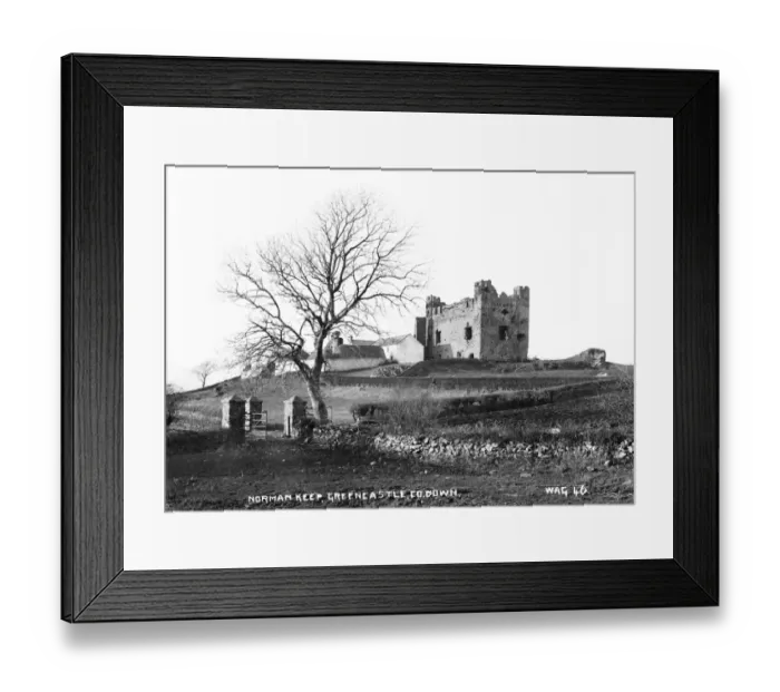 Framed Print : Norman Keep, Greencastle, Co Down Framed Print : Norman Keep, Greencastle, Co Down