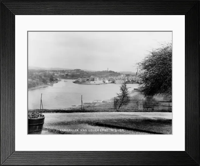 Framed Print : Enniskillen and Lough Erne Framed Print : Enniskillen and Lough Erne