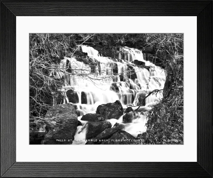 Framed Print : Falls at the Marble Arch, Florencecourt Framed Print : Falls at the Marble Arch, Florencecourt