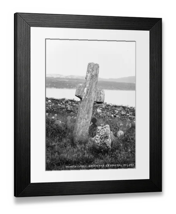 Framed Print : Mevagh Cross, Rosapenna, Co Donegall Framed Print : Mevagh Cross, Rosapenna, Co Donegall