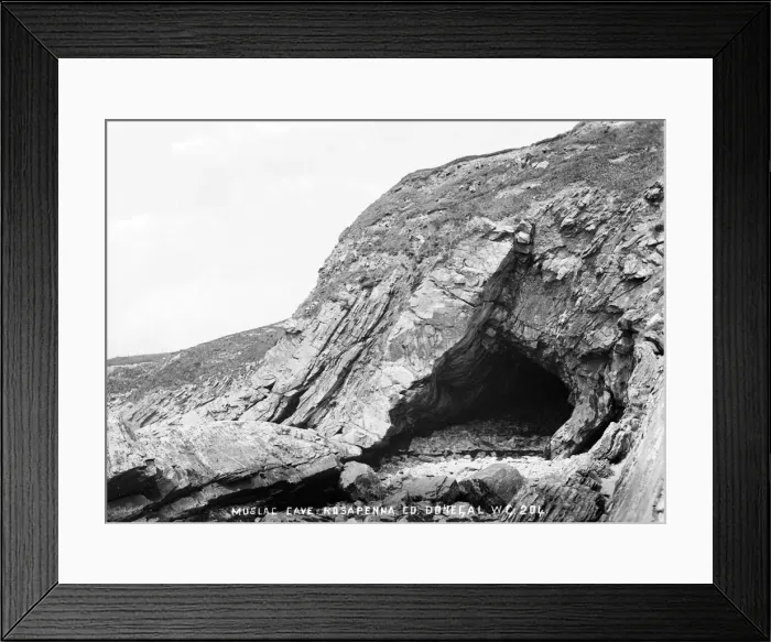 Framed Print : Muslac Cave, Rosapenna, Co Donegall Framed Print : Muslac Cave, Rosapenna, Co Donegall