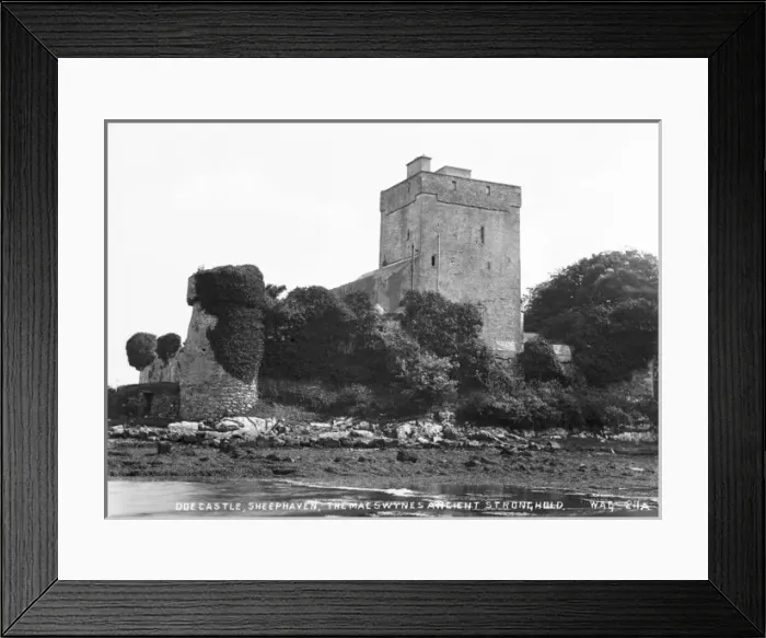 Framed Print : Doe Castle, Co Donegall, Macswynes Ancient Stronghold Framed Print : Doe Castle, Co Donegall, Macswynes Ancient Stronghold