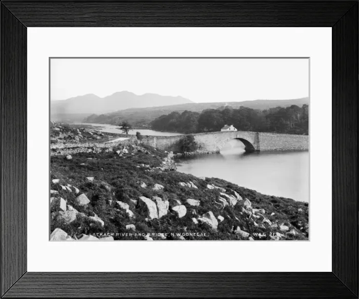 Framed Print : Lackagh River and Bridge, NW Donegall Framed Print : Lackagh River and Bridge, NW Donegall