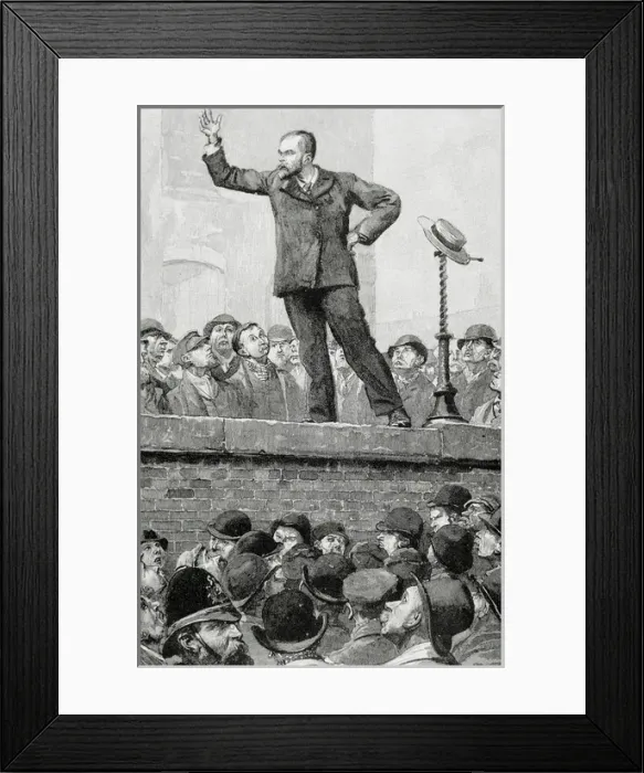 Framed Print : United Kingdom. London. Socialist rally Framed Print : United Kingdom. London. Socialist rally