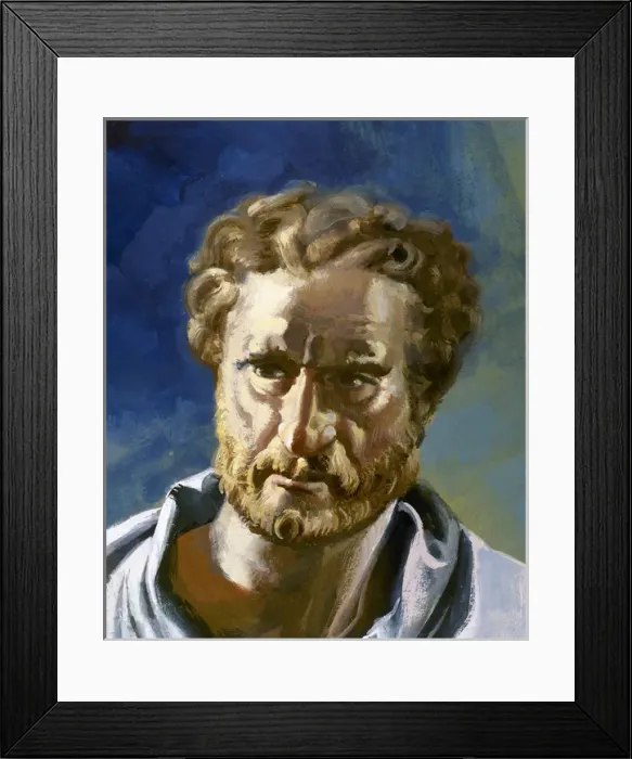 Framed Print : Demosthenes (384-322 BC) Framed Print : Demosthenes (384-322 BC)