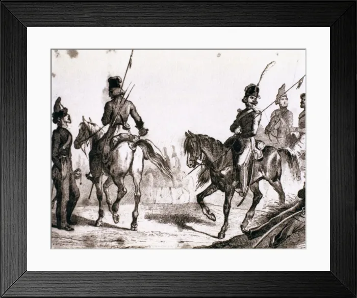 Framed Print : Cossacks. Engraving Framed Print : Cossacks. Engraving