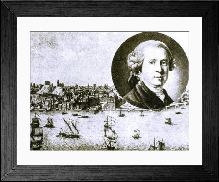 Framed Print : Engraving with the city of Lisbon and the portrait of John V Framed Print : Engraving with the city of Lisbon and the portrait of John V