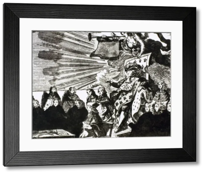 Framed Print : Session of the Assembly of Notables on February 22, 1789, ch Framed Print : Session of the Assembly of Notables on February 22, 1789, ch