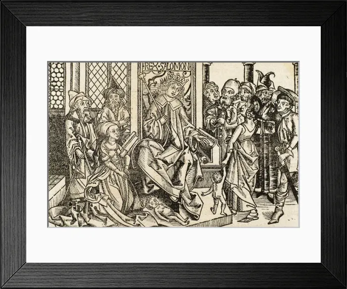 Framed Print : Judgement of Solomon Framed Print : Judgement of Solomon