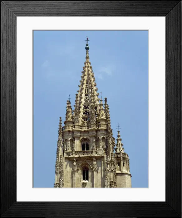 Framed Print : Spain. Asturias. Oviedo. Cathedral of San Salvador. Gothic t Framed Print : Spain. Asturias. Oviedo. Cathedral of San Salvador. Gothic t