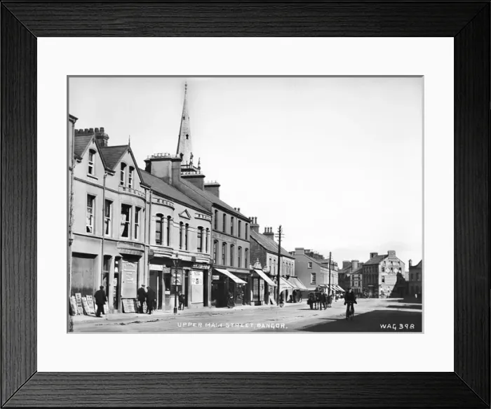 Framed Print : Upper Main Street, Bangor Framed Print : Upper Main Street, Bangor
