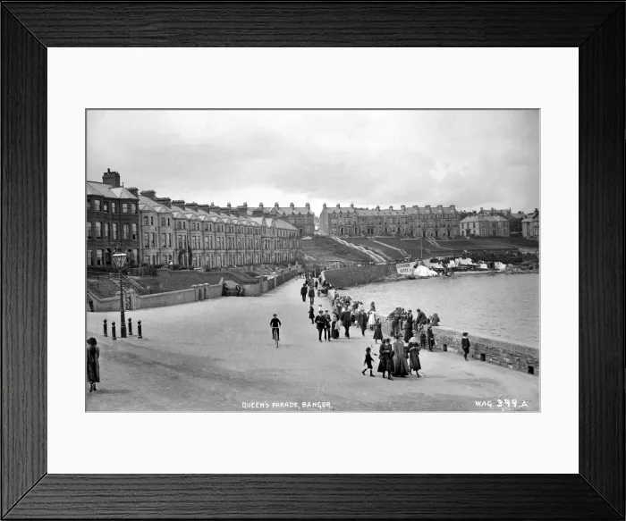 Framed Print : Queens Parade, Bangor