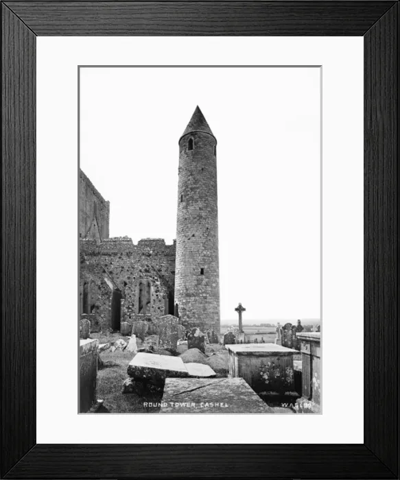 Framed Print : Round Tower, Cashel Framed Print : Round Tower, Cashel