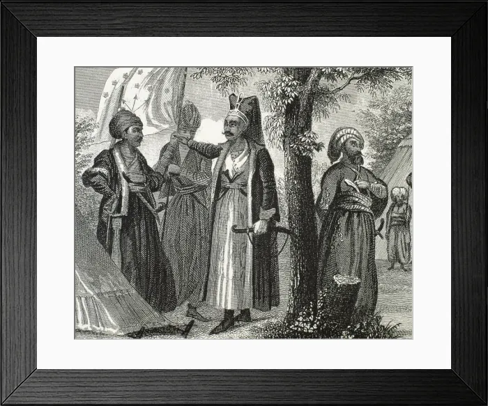 Framed Print : Janissaries. Elite infantry units that formed the Ottoman Su Framed Print : Janissaries. Elite infantry units that formed the Ottoman Su