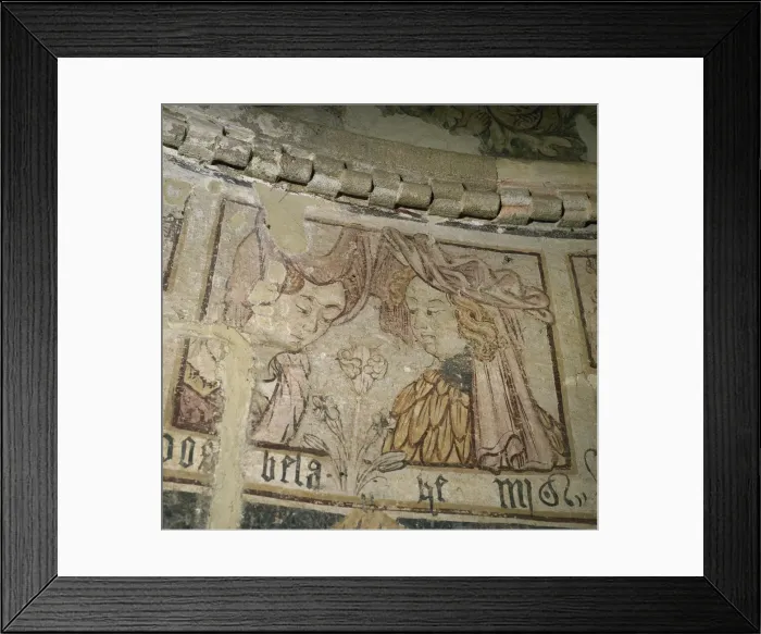 Framed Print : Spain. Galicia. Palas del Rey. Church of St. James. Painting Framed Print : Spain. Galicia. Palas del Rey. Church of St. James. Painting