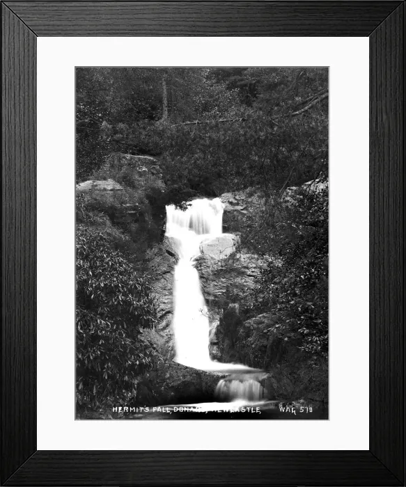 Framed Print : Hermits Fall, Donard, Newcastle Framed Print : Hermits Fall, Donard, Newcastle