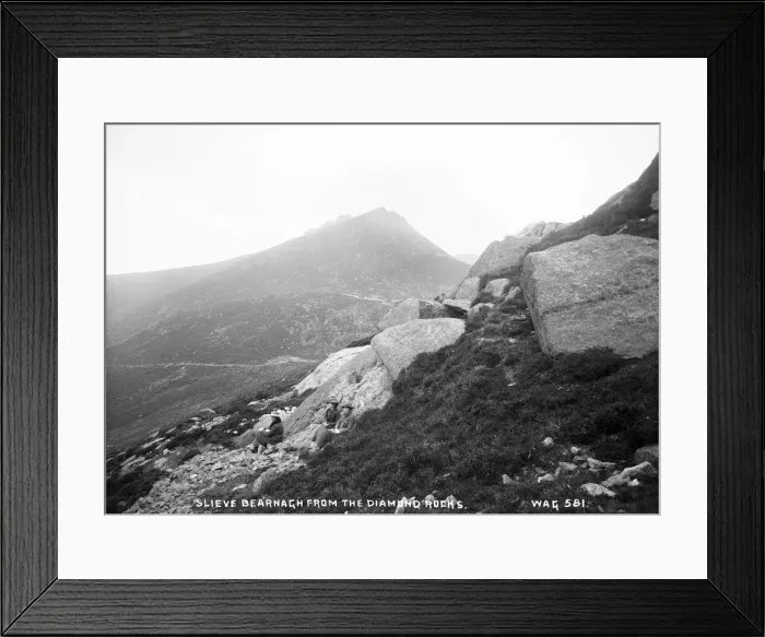 Framed Print : Slieve Bearnagh from the Diamond Rocks Framed Print : Slieve Bearnagh from the Diamond Rocks