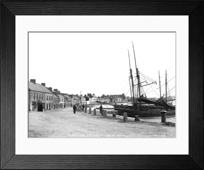 Framed Print : Shore Street, Portaferry, Looking South Framed Print : Shore Street, Portaferry, Looking South