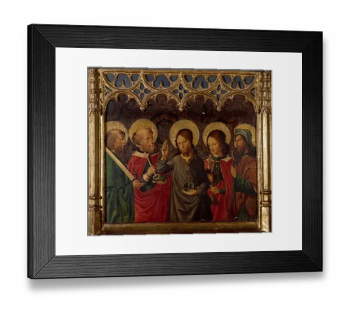 Framed Print : Spain. Cuenca Cathedral. Altarpiece. Virgin of the Milk. 15t Framed Print : Spain. Cuenca Cathedral. Altarpiece. Virgin of the Milk. 15t