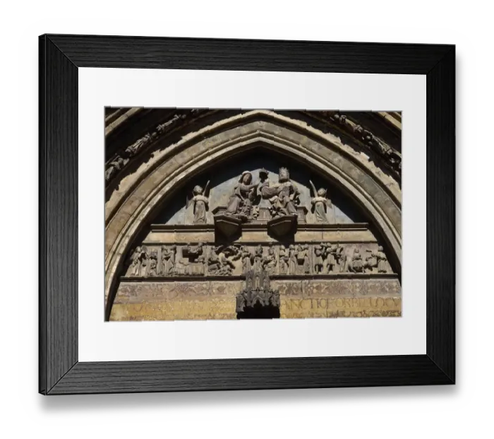 Framed Print : Spain. Castellon. Morella. The Archpriestal Church of St. Ma Framed Print : Spain. Castellon. Morella. The Archpriestal Church of St. Ma