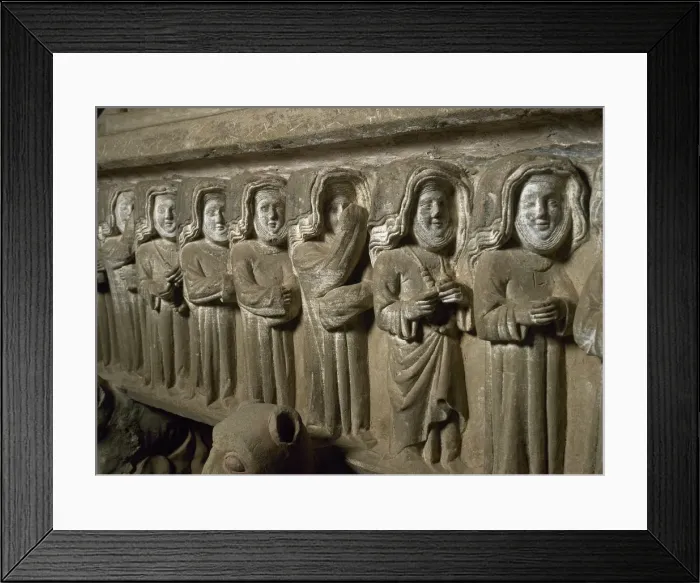 Framed Print : Sepulchre of Urraca de Canas (1192-1262) by Ruy Martinez de Framed Print : Sepulchre of Urraca de Canas (1192-1262) by Ruy Martinez de