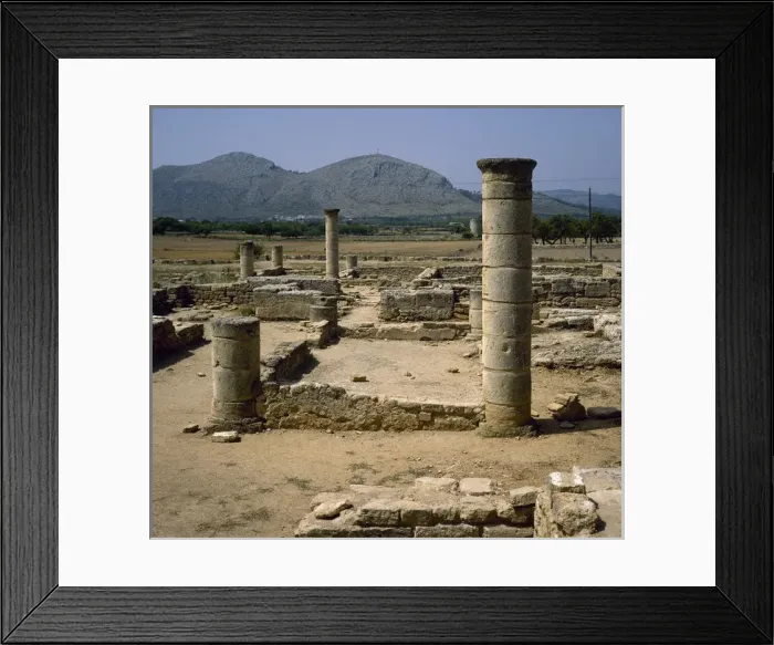 Framed Print : Spain. Mallorca. Pollentia. Roman ruins Framed Print : Spain. Mallorca. Pollentia. Roman ruins